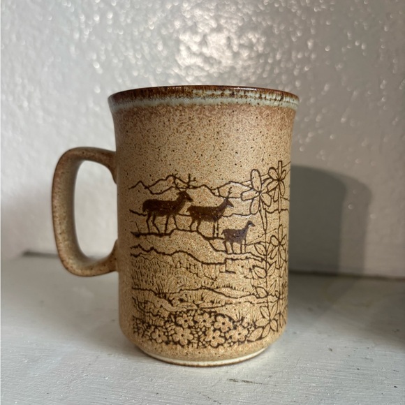 Charming Tan Mug with Rabbit Design - Picture 3 of 7